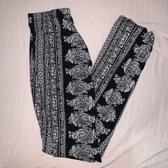 Black Boho Bell Bottoms - Picture 1 of 1